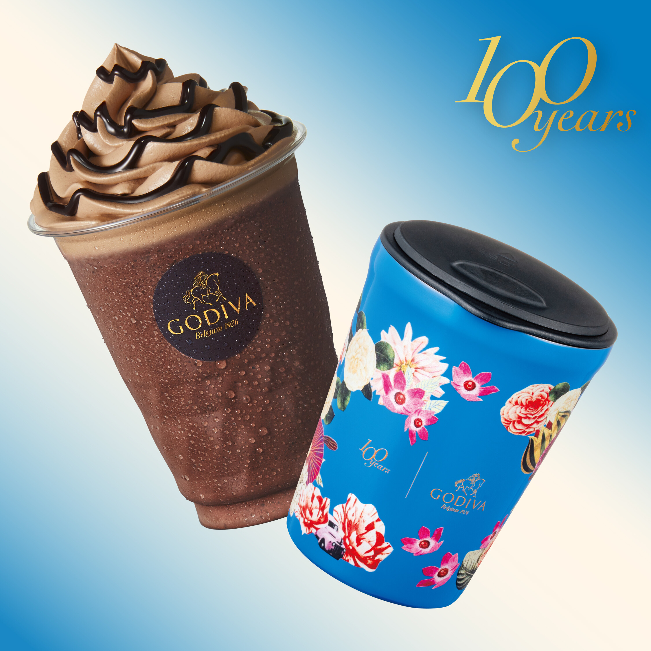 ゴディバ100周年タンブラー＆エクアドル カカオ71％ ダーク