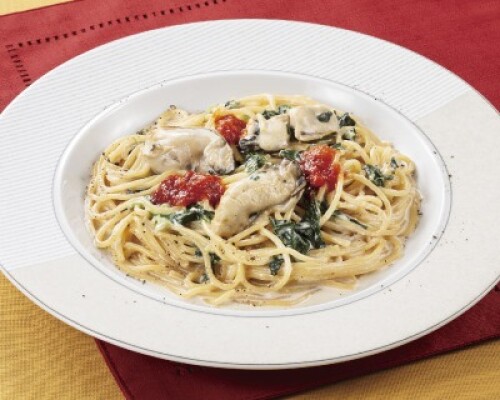 ◇◆牡蠣フェア◆◇牡蠣の和風クリームスパゲティ♪