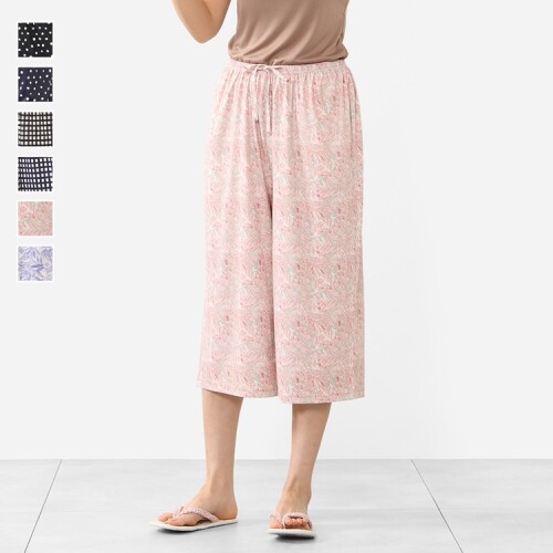ひんやり心地良い、足元涼しい7分丈パンツ🍃