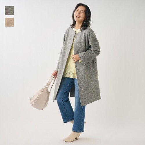 季節の変り目から使えるライトコート🧥