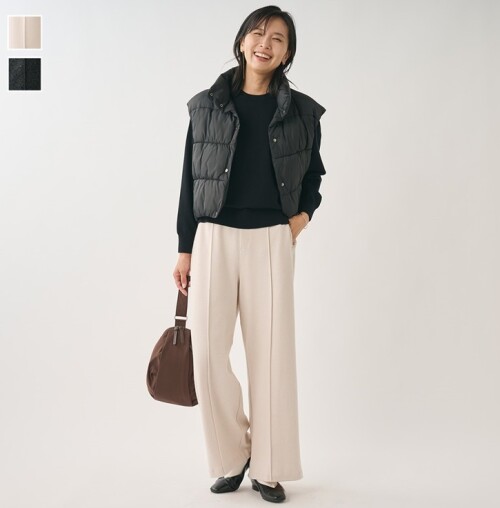 カジュアルもきれいめにも使えるデイリーに使えるイージパンツ✨