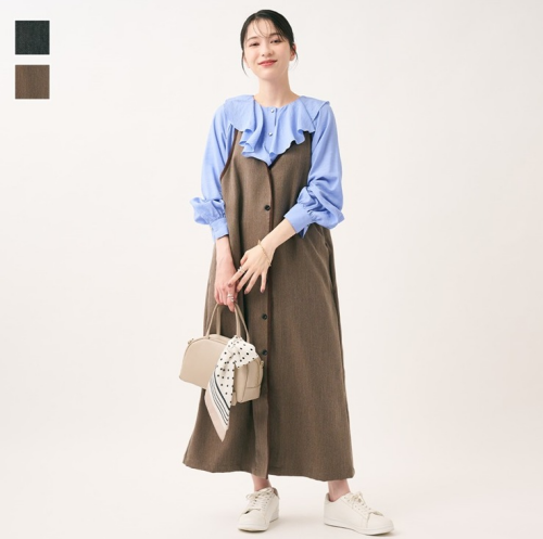 前後2WAYで楽しめるキャミソールワンピース👗
