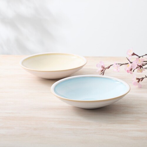 穏やかな空のような優しい色の萩焼シリーズ✨