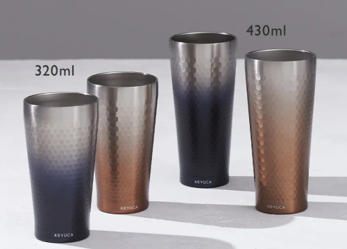 保温性の高い、真空断熱構造のステンレスタンブラー♪