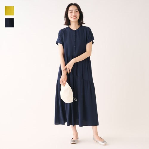 大人可愛いティアードワンピース✨