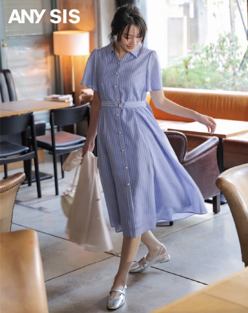 スムージーポリエステルワンピース