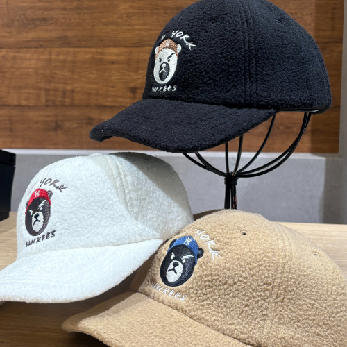 【おすすめ商品のご紹介】 MLB Korea　くま刺繍キャップ