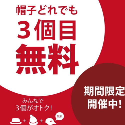 【期間限定SALE】 3点目無料キャンペーン開催！