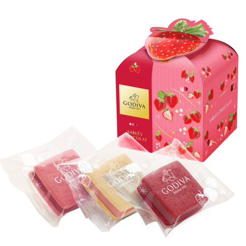 サブレショコラ ストロベリー アソートメント 3個入