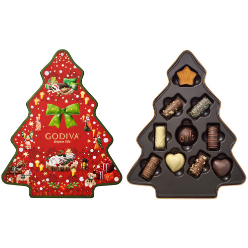 ゴディバ ブッシュ ド ノエル ツリー セレクション 10粒入 