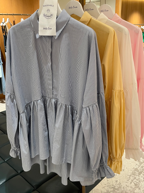 春カラー☆大人気のチュニックブラウス