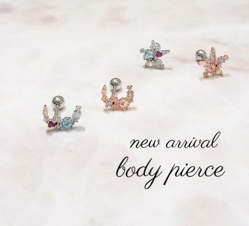 キラキラボディピアス✨️