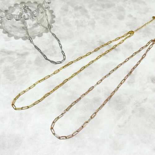 ステンレスチェーンネックレス✨