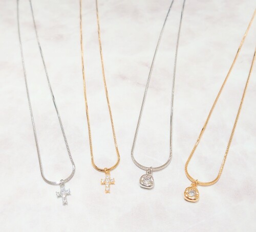 キュービック ショート ネックレス✨