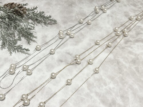 新作パールネックレス🩶