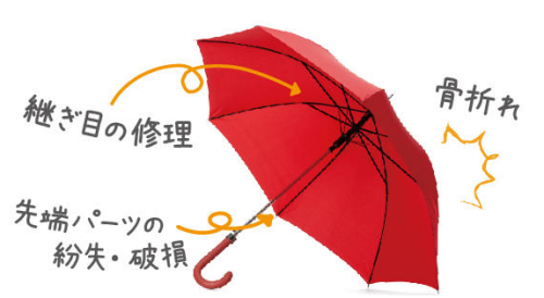 傘の修理もミスターミニットにおまかせください！☂️