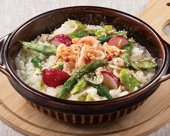 熱々ほっこり♪春野菜のリゾット