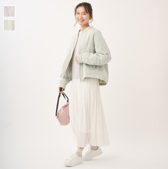 防汚撥水機能付き！春を先取りしたカラーのブルゾン🌸