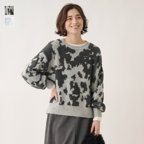 1枚で即、旬顔こなれジャガードニット❤️