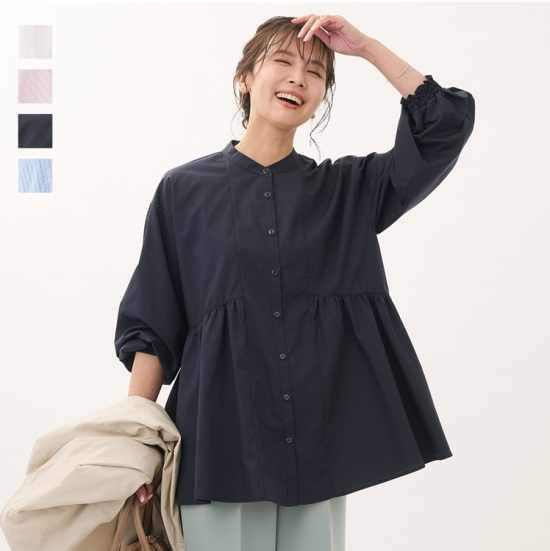 大人が似合うペプラムデザインで春の主役級トップス🌸