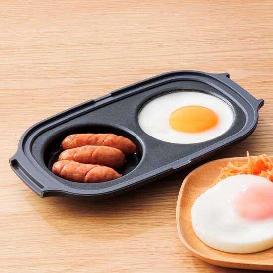 火を使わず、スピーディに同時調理🍳