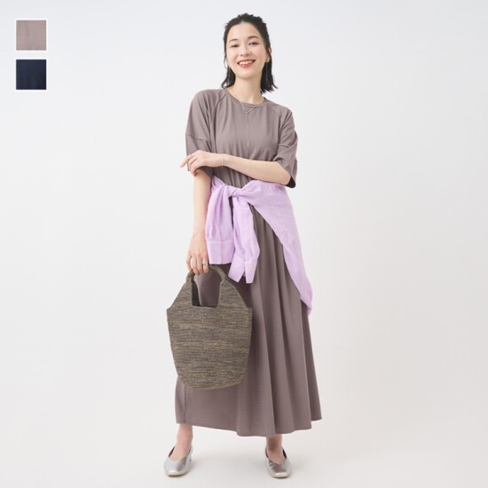 真夏も涼やかに着られるワンピース👗