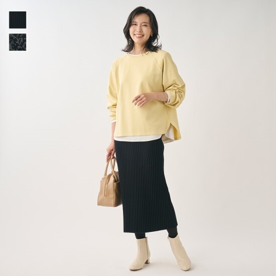 着回し力抜群❢ニットスカート✨