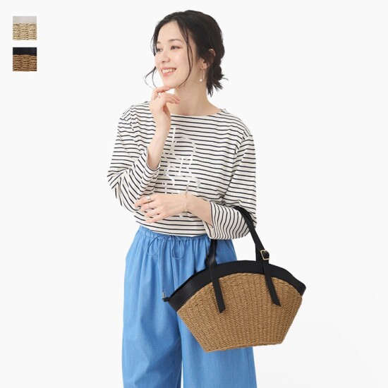 保冷ポーチ付きカゴバッグ👜