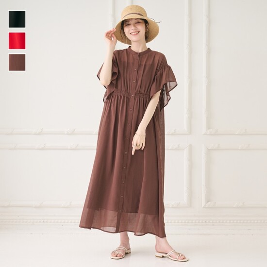 夏にぴったりの軽く薄手のワンピース👗