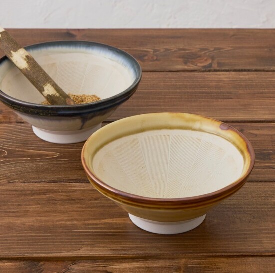 すり心地と使いやすさを両立した食洗OKのすり鉢﹅