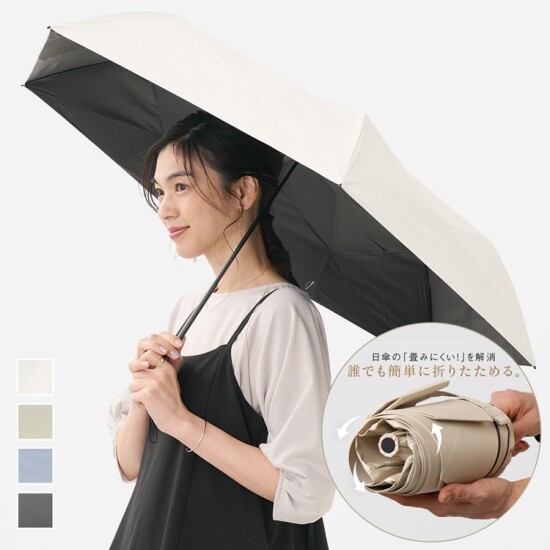 くるっときれいにたためる時短傘🌂