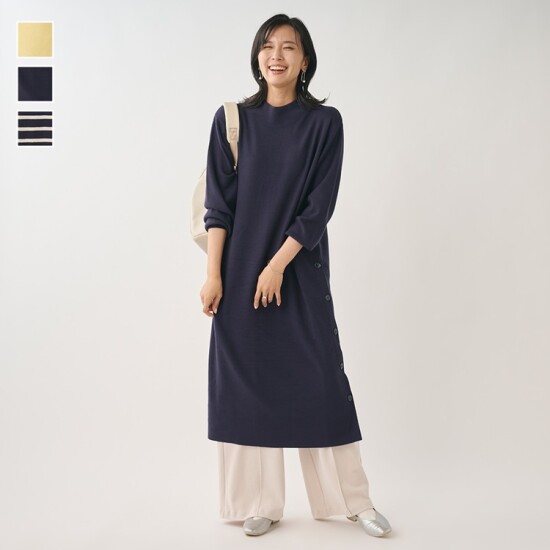 柔らかニットワンピース👗