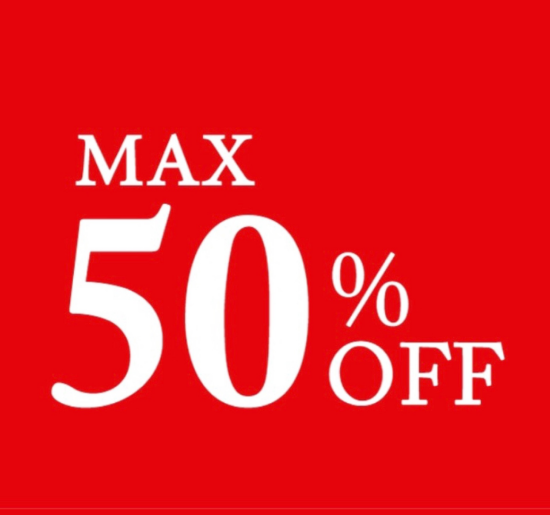 サマーセールMAX50%OFF🛍️