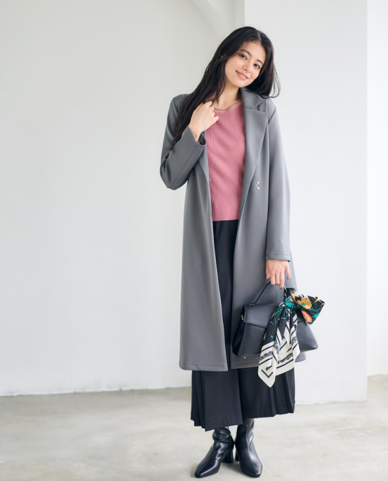 秋から冬まで使える軽アウター♡