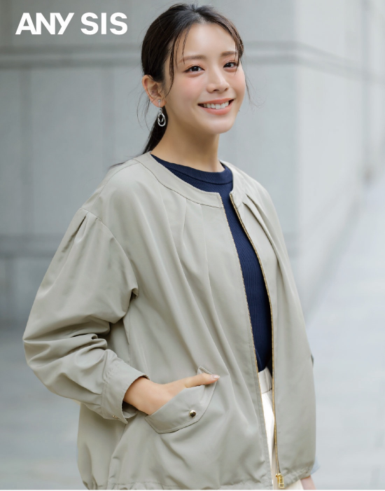 【花粉リリース】スプリングコンフォート ブルゾン