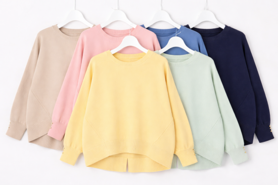 褒められスプリングニット