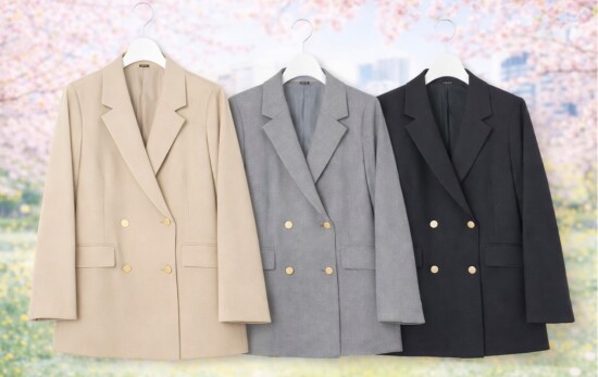 褒めらレディストレッチ テーラード ジャケット