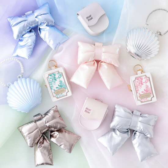 バッグチャームエコバッグ リボン