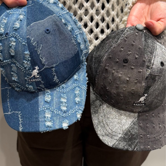 "【おすすめ商品のご紹介】 KANGOL Denim Mashup Baseball"