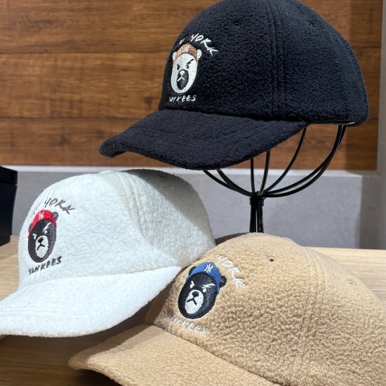 【おすすめ商品のご紹介】 MLB Korea　くま刺繍キャップ