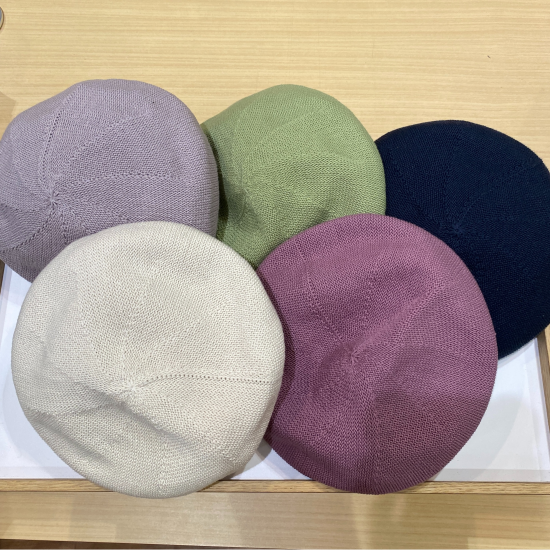 【おすすめ商品のご紹介】 コットンニットベレー