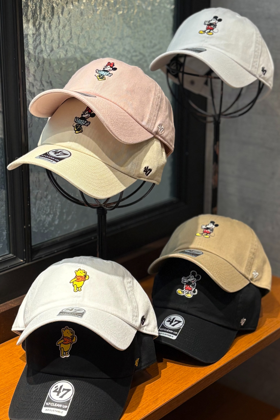 【おすすめ商品のご紹介】 `47クリーンナップ Disney キャップ
