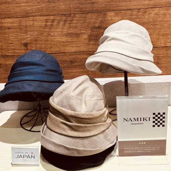 上質を、もっと身近に。NAMIKIの春のお帽子！！