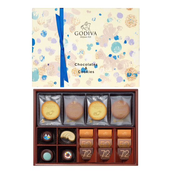 ゴディバ サマー コレクション -海水浴の思い出- クッキー＆チョコレート アソートメント クッキー 8枚入/チョコレート 13粒入