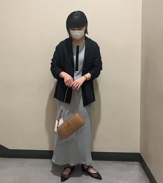 ニットワンピで大人コーデ🍷
