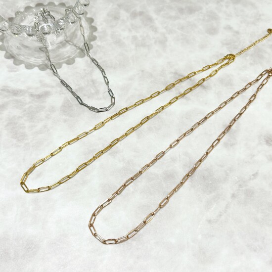 ステンレスチェーンネックレス✨