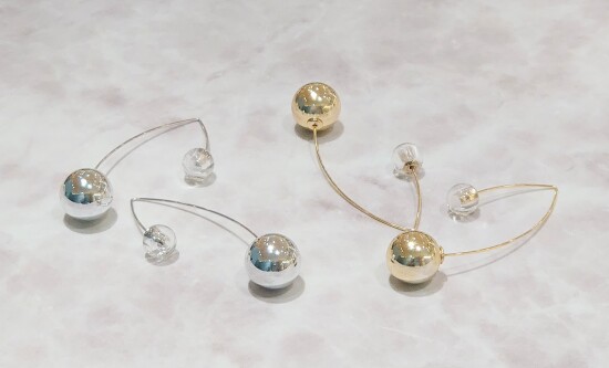 デザインキャッチピアス