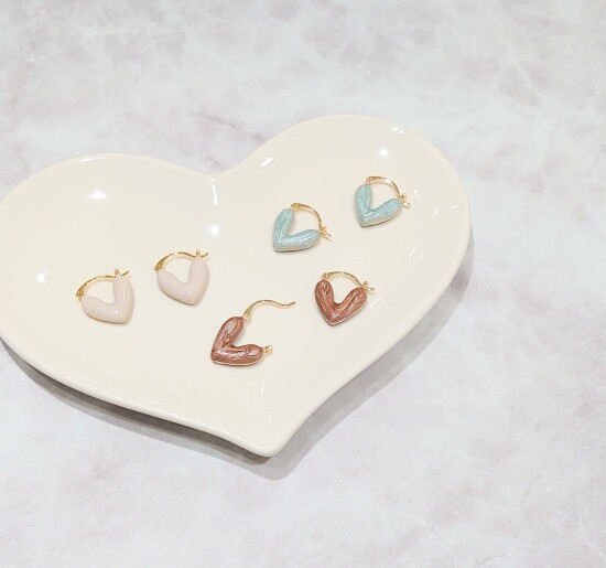 ハートピアス♡♡♡