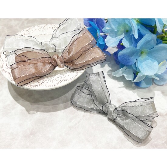 新作リボンバレッタ🎀